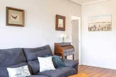 Zona de estar de Precioso apartamento con vistas excepcionales - SGN