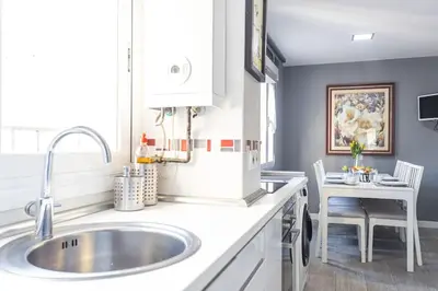 Una cocina o zona de cocina en Precioso apartamento con vistas excepcionales - SGN