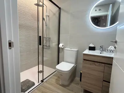 Un baño de AZCA-Bernabéu Apartments