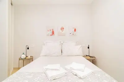 Cama o camas de una habitación en Encanto Celestial en Santa Úrsula