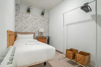 Cama o camas de una habitación en Modern Duplex-2Bedrooms 1.5Baths-Delicias
