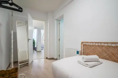 Cama o camas de una habitación en Modern Duplex-2Bedrooms 1.5Baths-Delicias