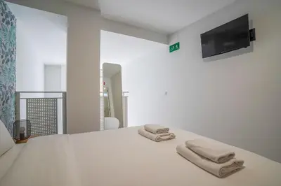 Cama o camas de una habitación en Modern Duplex-2Bedrooms 1.5Baths-Delicias