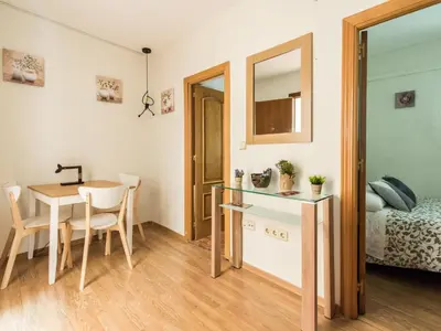 Cama o camas de una habitación en El Descanso de Espronceda