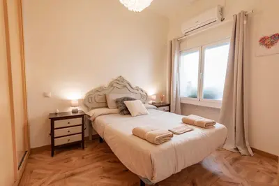 Cama o camas de una habitación en El Chaflán de Vallecas