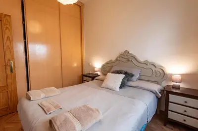 Cama o camas de una habitación en El Chaflán de Vallecas