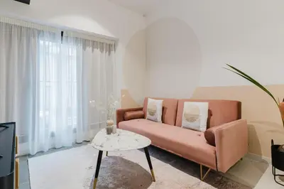 Zona de estar de Canillas Apartments 2
