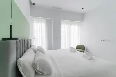 Cama o camas de una habitación en Canillas Apartments
