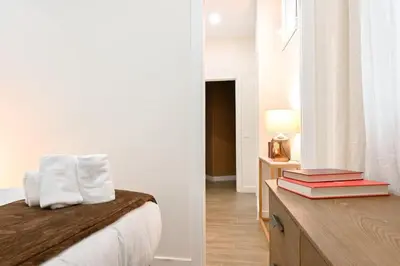 Cama o camas de una habitación en For You Rentals Céntrico y Luminoso Apartamento TEMPORAL en Madrid EST22