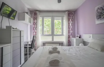 Cama o camas de una habitación en Cozy apartment-1Bedroom 1Bathroom-Salamanca