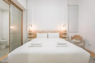 Cama o camas de una habitación en Modern Duplex-2Bedrooms 3Baths-Palacio