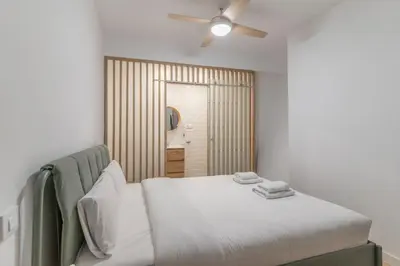 Cama o camas de una habitación en Modern Duplex-2Bedrooms 3Baths-Palacio