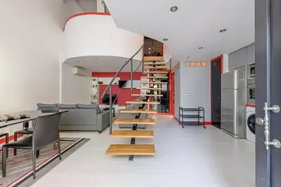 Una cocina o zona de cocina en Atractive duplex next to Retiro Park - L4