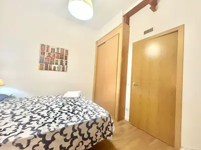 Cama o camas de una habitación en Centro Lavapiés Mesón D Paredes