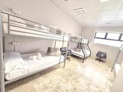 Cama o camas de una habitación en Lai Hostel