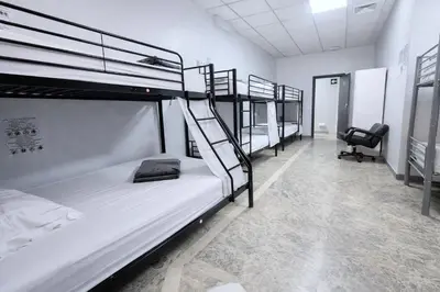 Cama o camas de una habitación en Lai Hostel