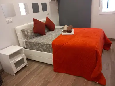 Cama o camas de una habitación en Plaza Pedro zerolo 1,5