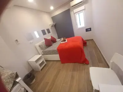 Cama o camas de una habitación en Plaza Pedro zerolo 1,5