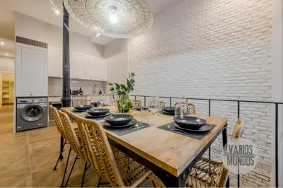 Zona de estar de Vida Madrileña para 10, en Malasaña - E3