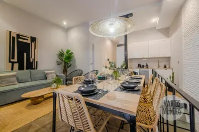 Zona de estar de Vida Madrileña para 10, en Malasaña - E3