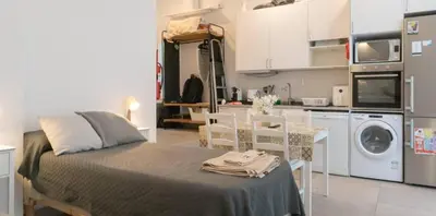 Una cocina o zona de cocina en Atocha centric Studio