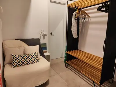 Zona de estar de Atocha centric Studio