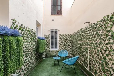 Zona de estar de Sol Apartment III - En el centro de Madrid