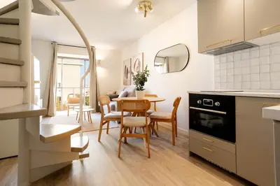 Una cocina o zona de cocina en Victoria en Madrid