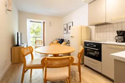 Una cocina o zona de cocina en Victoria en Madrid