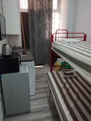 Cama o camas de una habitación en Estudio Míria
