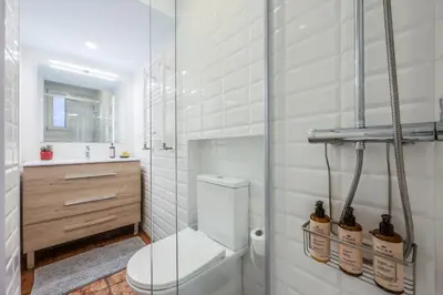 Un baño de Saboreo hostel