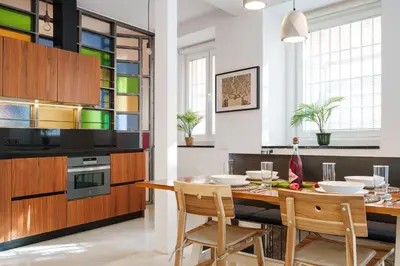 Una cocina o zona de cocina en Cozy Loft Embajadores, 2rooms 2bathrooms