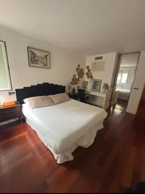 Cama o camas de una habitación en La casa de los buenos días