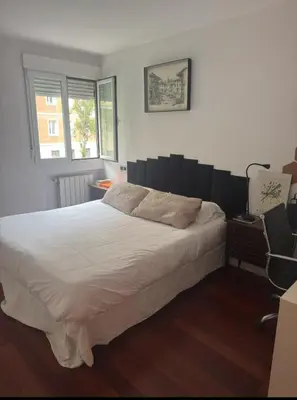 Cama o camas de una habitación en La casa de los buenos días