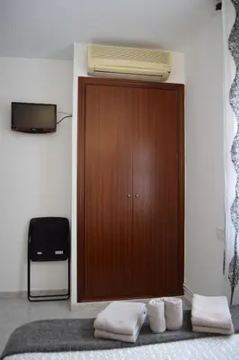Cama o camas de una habitación en Hostal Rofer