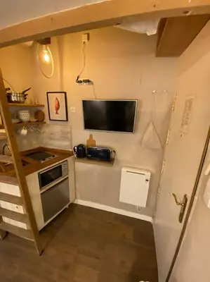 Una cocina o zona de cocina en Mini Malasaña MembrilloSuites Collection