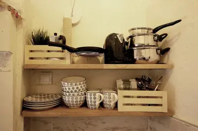 Una cocina o zona de cocina en Mini Malasaña MembrilloSuites Collection