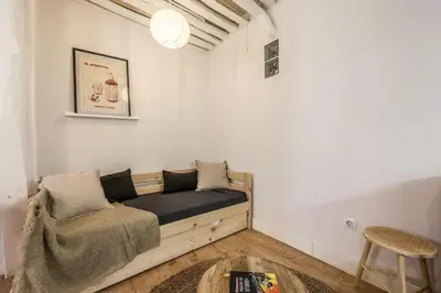 Zona de estar de Charming Central Madrid Loft