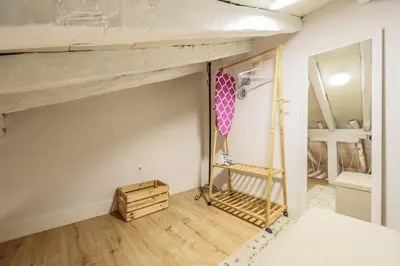 Cama o camas de una habitación en Charming Central Madrid Loft