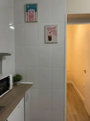 Una cocina o zona de cocina en Beautiful apartament in Lavapies for 3 pax - 011