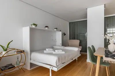 Cama o camas de una habitación en Waou Atocha IV - Alquiler Corta Duración