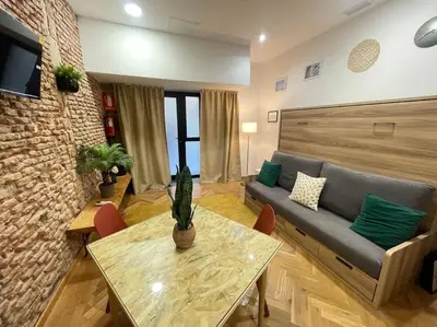 Zona de estar de WAKAFLATS 2, Centro Madrid, Chueca, SB