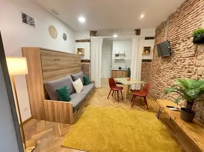Zona de estar de WAKAFLATS 2, Centro Madrid, Chueca, SB