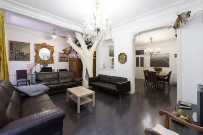 Zona de estar de GuestReady - Madrid's Stylish Escape