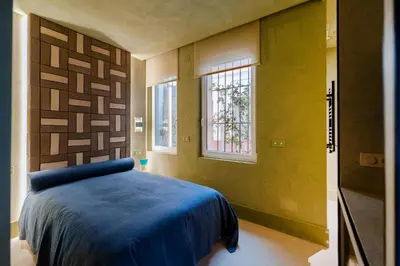 Cama o camas de una habitación en Estudios Dukes