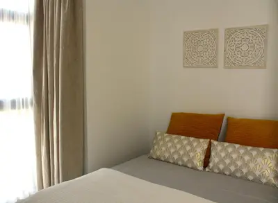 Cama o camas de una habitación en APARTAHOTEL MADRID URBAN SUITES - EDIFICIO EXCLUSIVO- 7 Apartments Boutique Full Equiped