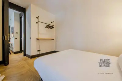 Cama o camas de una habitación en Historia Madrileña para 4, vive en Calle del Aguila E3