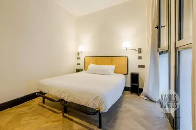 Cama o camas de una habitación en Historia Madrileña para 4, vive en Calle del Aguila E3