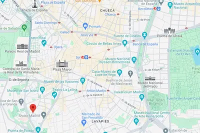 Plano de Magia Madrileña para 4 en Calle del Aguila E3