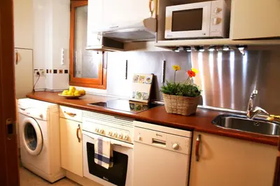 Una cocina o zona de cocina en Acogedor, luminoso y centrico